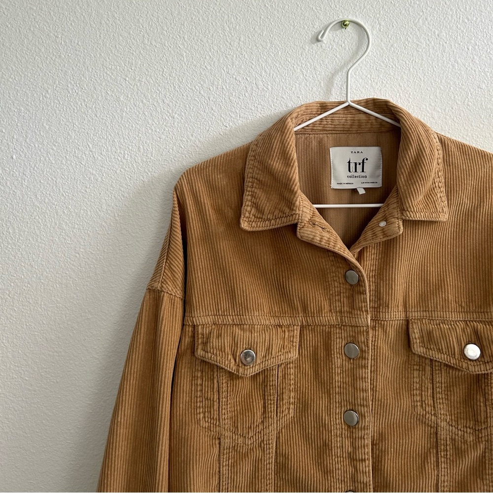 Zara Corduroy Cropped Jacket